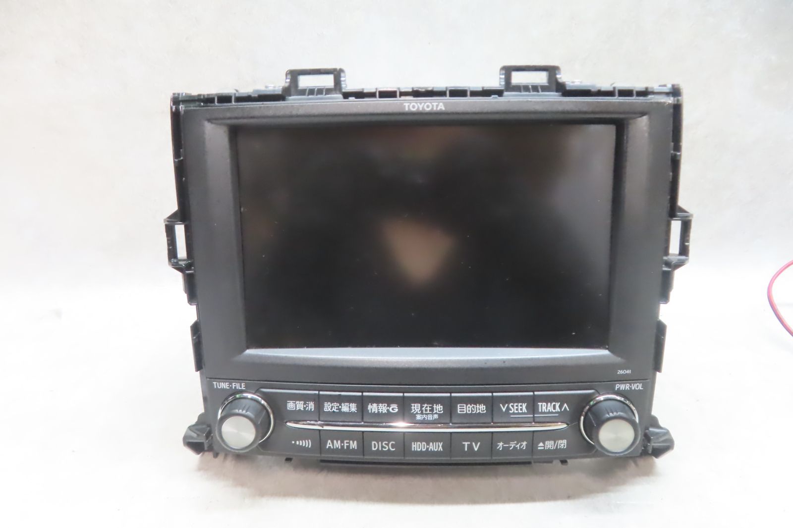 タッチパネル正常★動作保証付★F7382/アルファード/ヴェルファイア 20系前期　86100-58042/26041　HDDナビ　地図2012年 GGH20W GGH25W