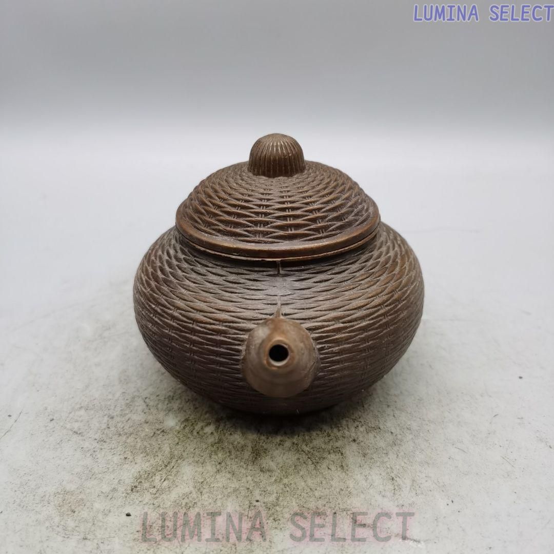 銅器 竹節壺 茶器 煎茶道具 装飾品 工芸品 置物 銅器 竹節壺 茶器 煎茶道具 装飾品 工芸品 置物 zw819