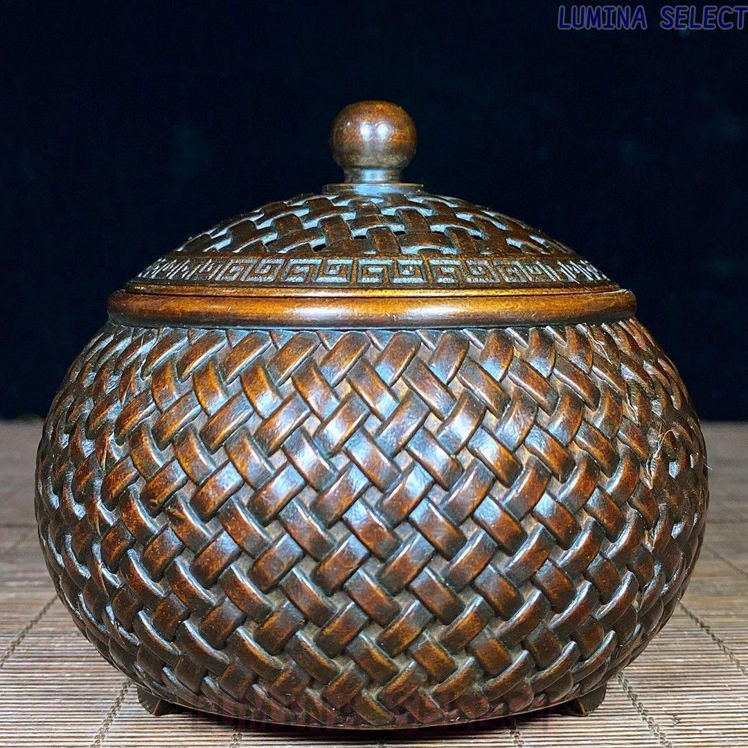 銅製 香炉 網蓋格子薫香炉 茶道香炉 装飾品 工芸品 置物 銅製 香炉 網蓋格子薫香炉 茶道香炉 装飾品 工芸品 置物 zw819