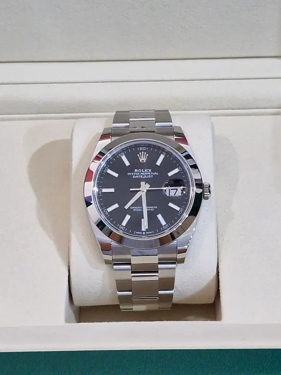 ROLEX デイトジャスト41 黒文字盤 26年 韓国国内 新品