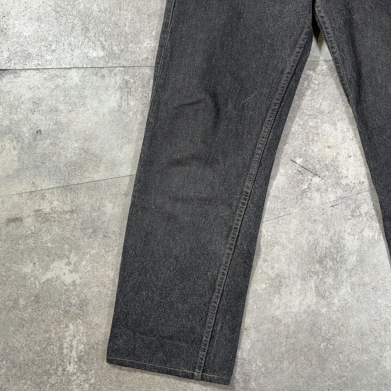 リーバイス 501 デニム 先染めブラック USA製 ボタン裏552 W29 LEVI'S リーバイス 90's 501 ボタン裏552 先染め ブラックデニム W29