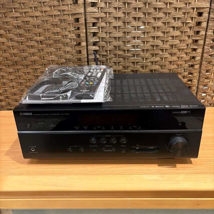 【中古品】AVレシーバー　YAMAHA　RX-V579　　リモコン付　動作確認済み　〓