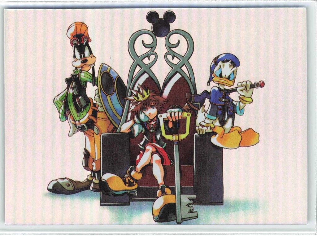 スクウェア・エニックス アートミュージアム キングダムハーツ 「玉座」KINGDOMHEARTSOfficialArt7(キングダムレア) 109K