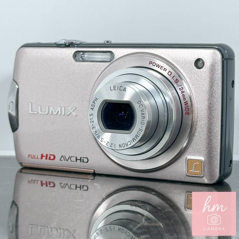 Panasonic LUMIX DMC-FX700 Pure Pink Gold 14.1 Million Pixels Optical 5x Zoom Wide Angle 24mm F2.2 Leica Lens Touch Panel Full HD Compact Digital Camera Panasonic Lumix