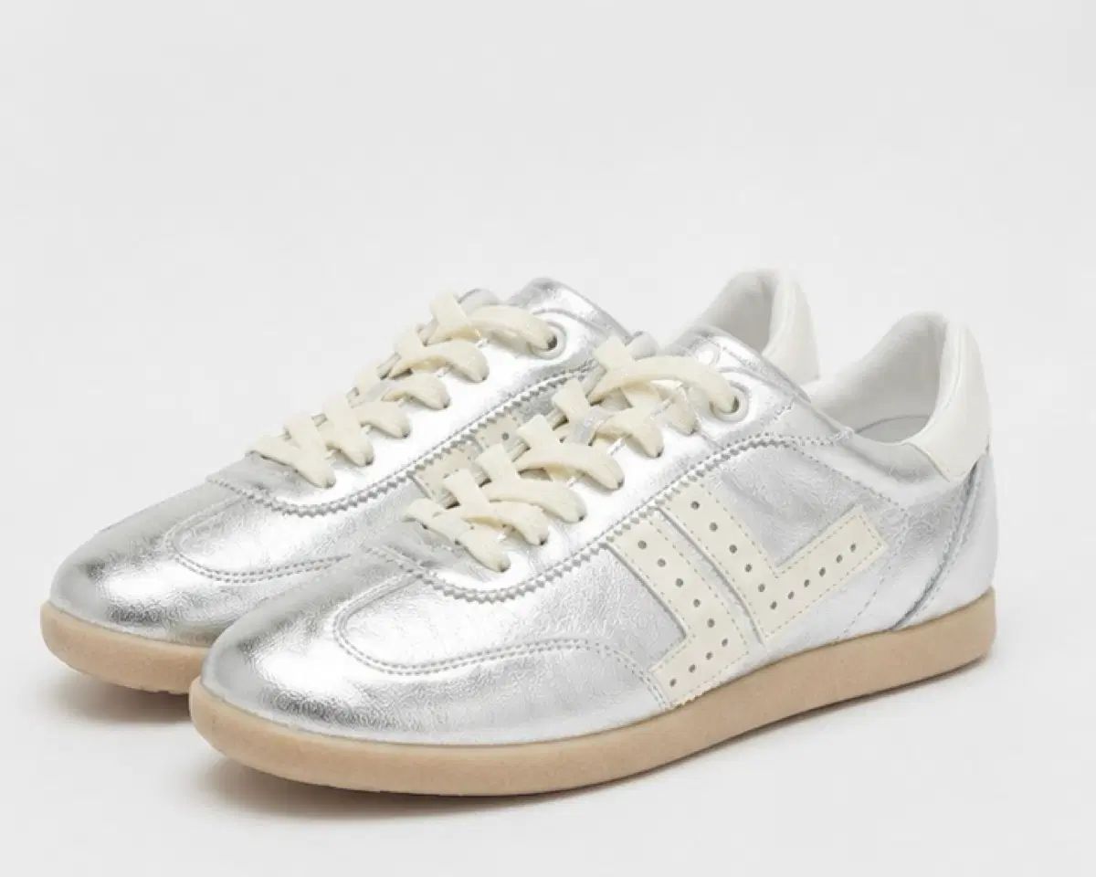 LANVIN ランバン The HANDSOME ランバン シルバー スニーカー 245