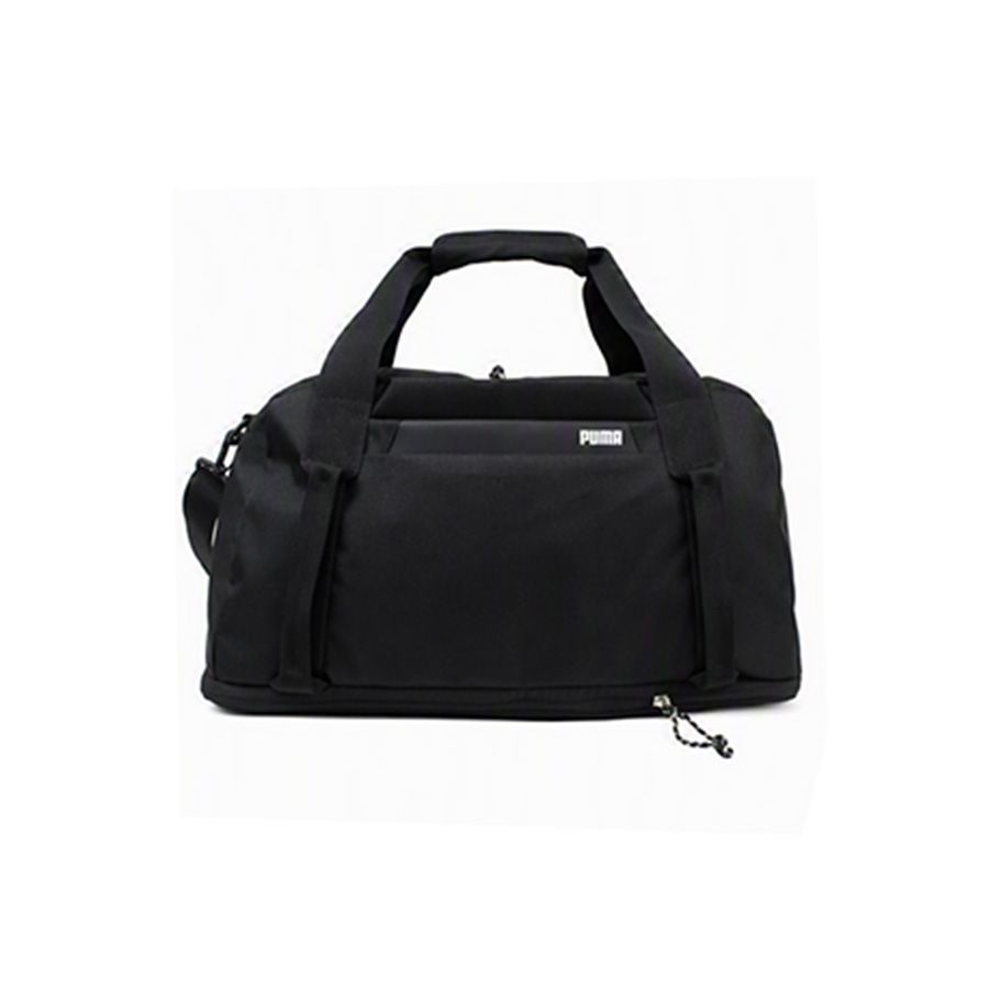 PUMA シェアボストン ボストンバッグ 25-45L 大容量 拡張 旅行 宿泊 部活 ジム 普段使い 使いやすい レディース メンズ ギフト プレゼント ブラック j20507