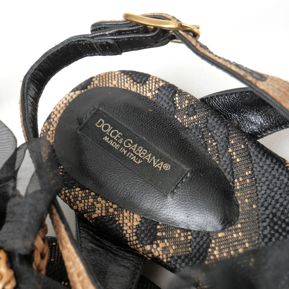 DOLCE&GABBANA ドルチェアンドガッバーナ サンダル サイズ37