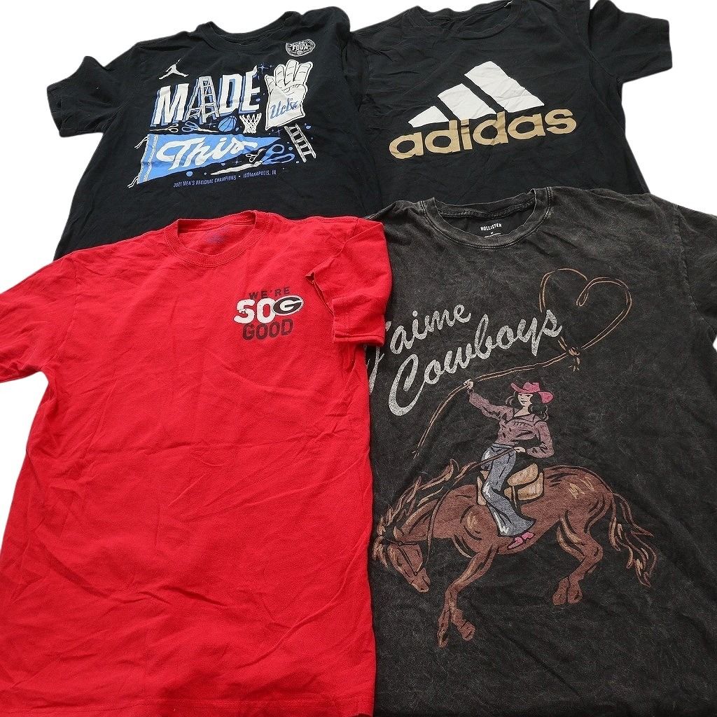 古着卸 まとめ売り ブランドMIX Tシャツ 16枚セット ( メンズ M ) コロンビア ノースフェイス チャンピオン ナイキ 中古 古着 NG2458