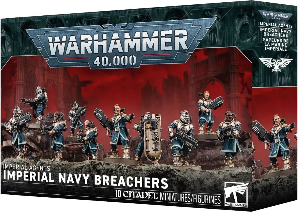 【中古】ミニチュアゲーム インペリアル・エージェント： インペリアル・ネイヴィー・ブリーチャー 「ウォーハンマー40000」 (Imperial Agents： Imperial Navy Breachers) [68-30]