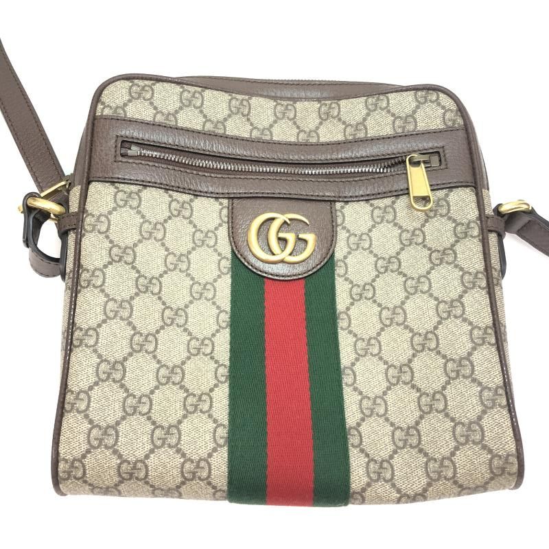 【中古】GUCCI オフディアGGスモールメッセンジャーショルダーバッグ 547926 520981 グッチ[66]