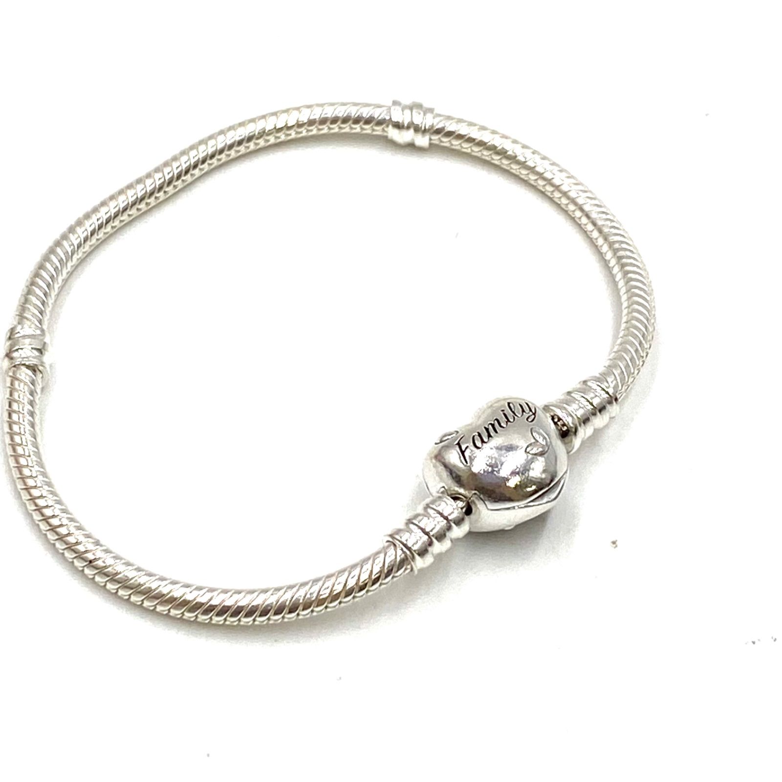 Pandora シルバーバングルとブレスレット 2点 2個セット！ PANDORA パンドラ ブレスレット バングル パヴェ シルバー
