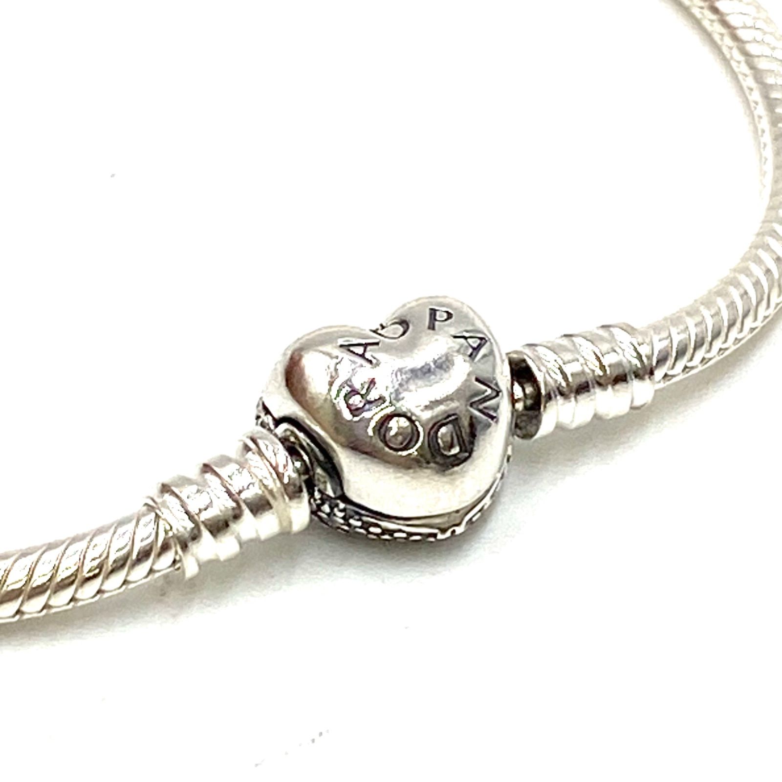 Pandora シルバーバングルとブレスレット 2点 2個セット！ PANDORA パンドラ ブレスレット バングル パヴェ シルバー