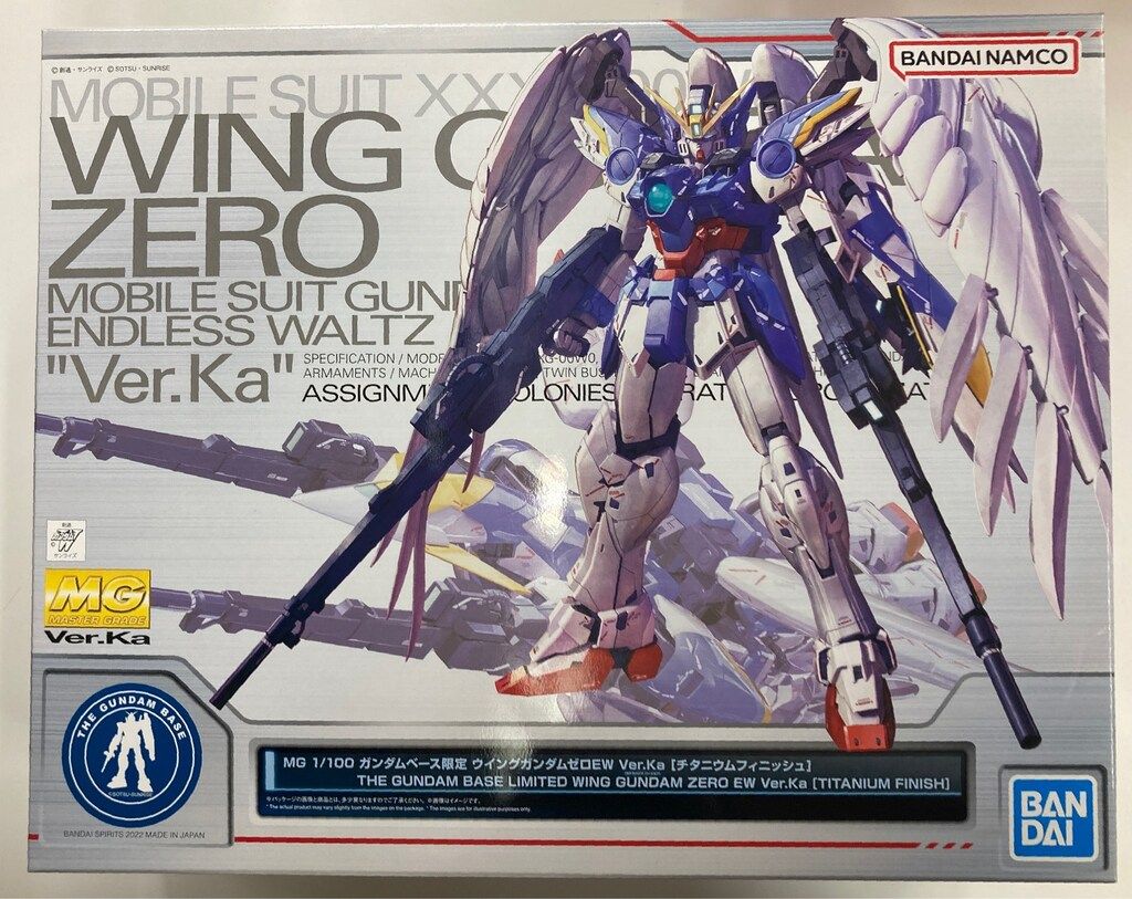 BANDAI SPIRITS MG/ガンダムベース限定 新機動戦記ガンダムW Endless Waltz ウイングガンダムゼロEW Ver.Ka チタニウムフィニッシュ