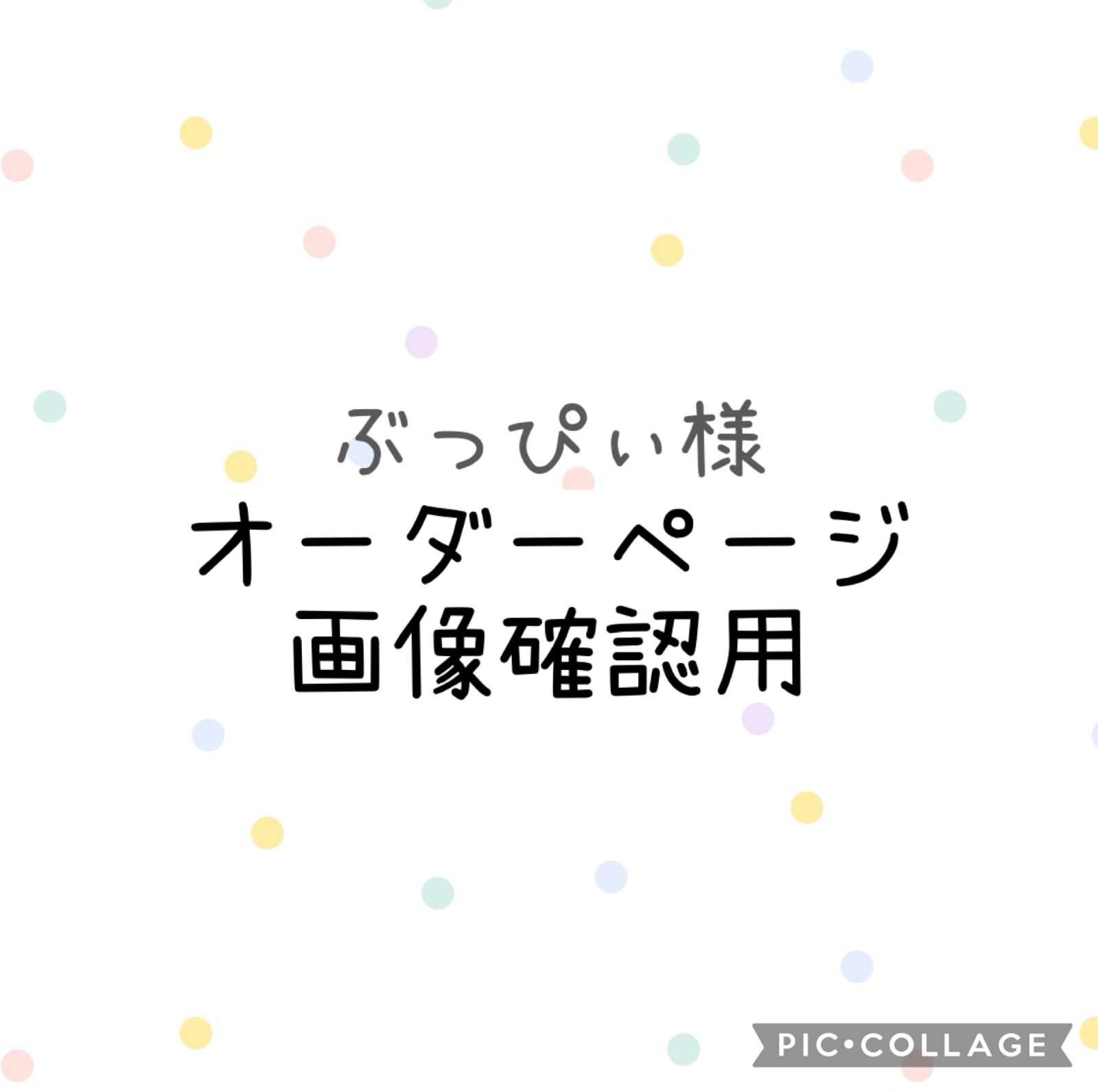ぶっぴぃ様オーダー 画像確認用ページ