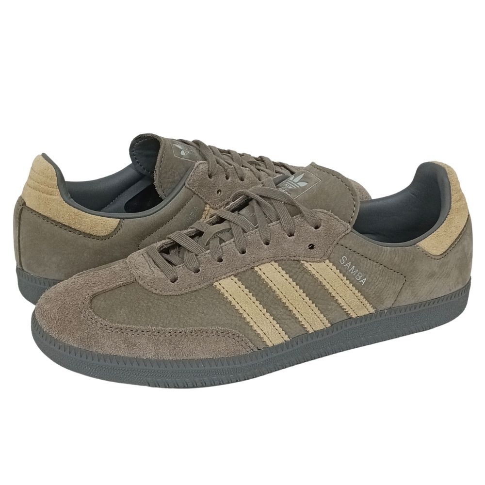 ADIDAS アディダス KI0014 SAMBA OG B&Y サンバ スニーカー シンプルブラウン サイズUS9.5=27.5cm 正規品 / 56100