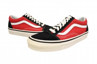 バンズ VANS OLD SKOOL 36 DX Anaheim Factory オールド スクール アナハイム ファクトリー VN0A38G2UBS 26.5 赤 黒 レッド ブラック ブランド古着ベクトル 中古▲■260819