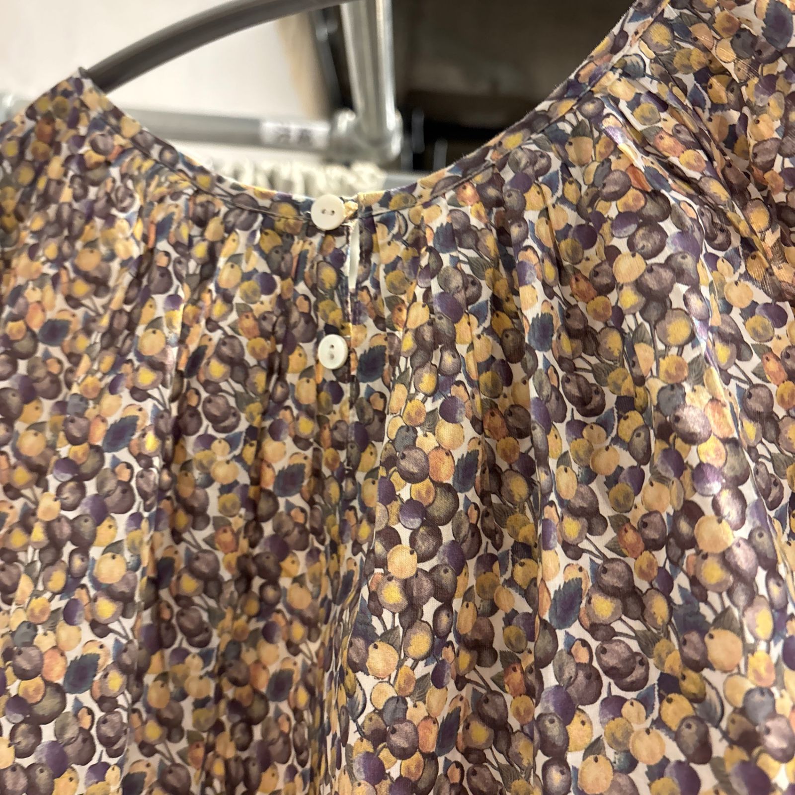 70 shower party シャワーパーティ LIBERTY リバティ柄 ブラウス