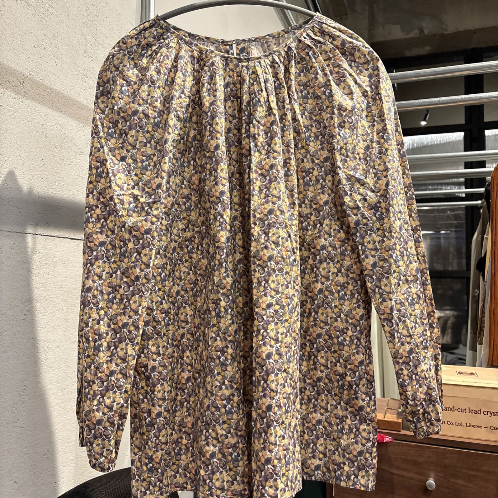 70 shower party シャワーパーティ LIBERTY リバティ柄 ブラウス