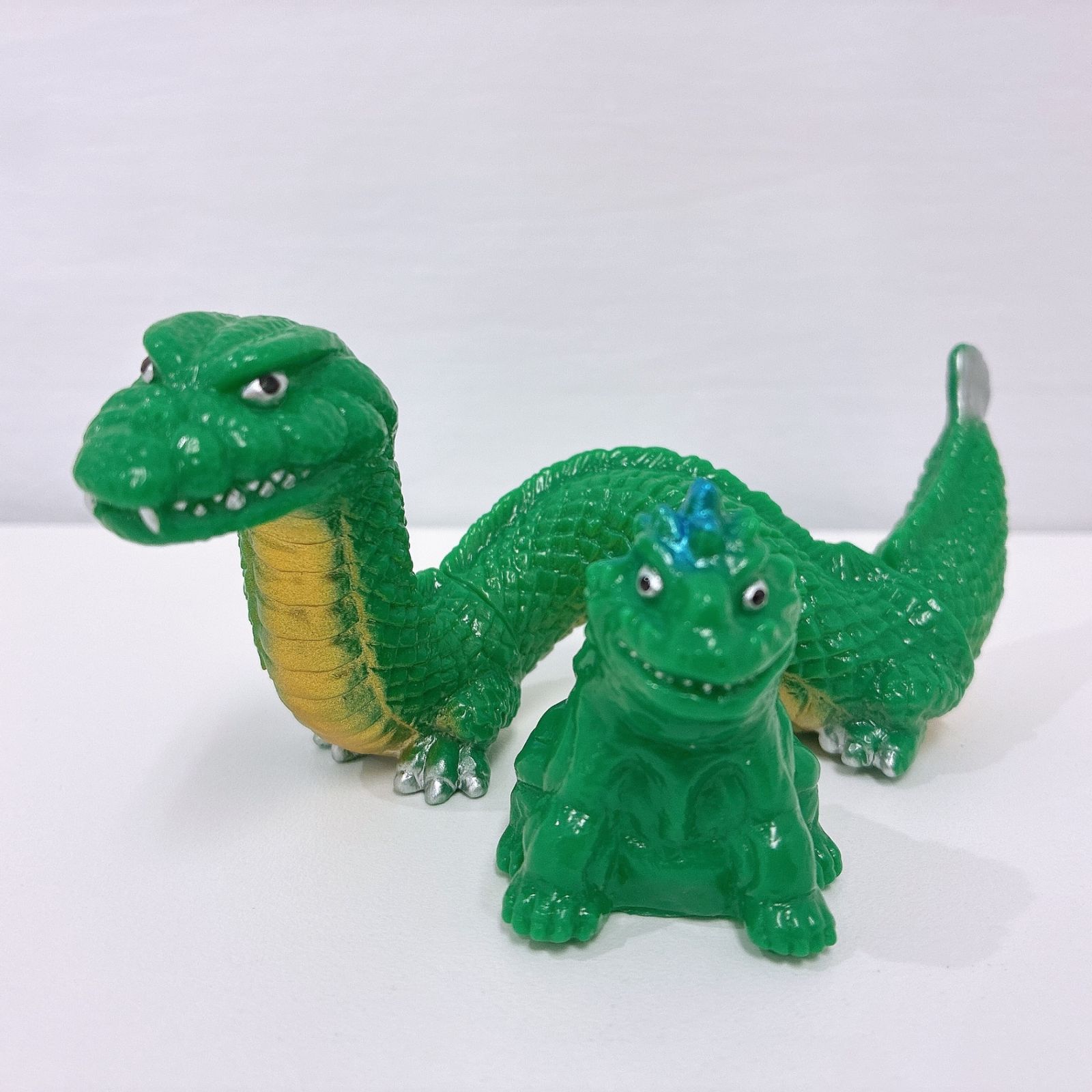 サンガッツ本舗 東宝怪獣総進撃 マンダ二代目＆バラン 緑成型 WF2025 ソフビ