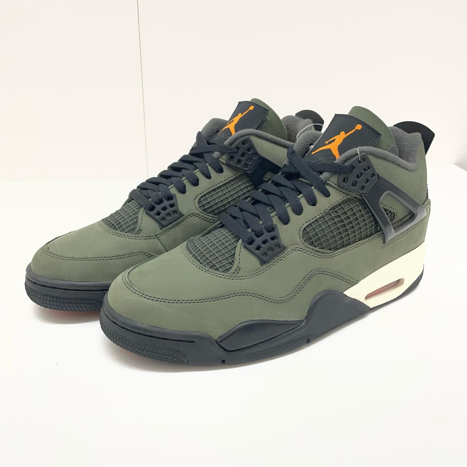 【尾張小牧店】 中古 NIKE | ナイキ スニーカー 28.0cm UNDEFEATED × Nike Air Jordan 4 Retro IB1519-200 グリーン 【126】