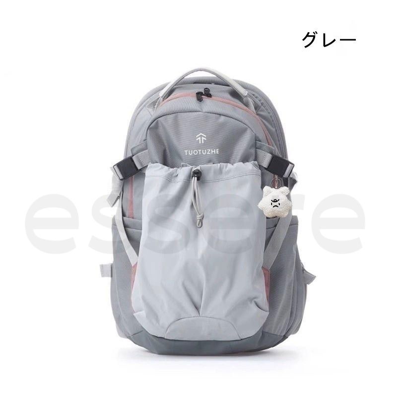 등산용 배낭 백팩, 대용량 아웃도어 배낭, 남녀공용, 발수성, 30L, 나일론, 트레킹, 하이킹, 태블릿 보관함, 다기능, 경량 디자인, 금속 버클, 강화, 잭 그레이