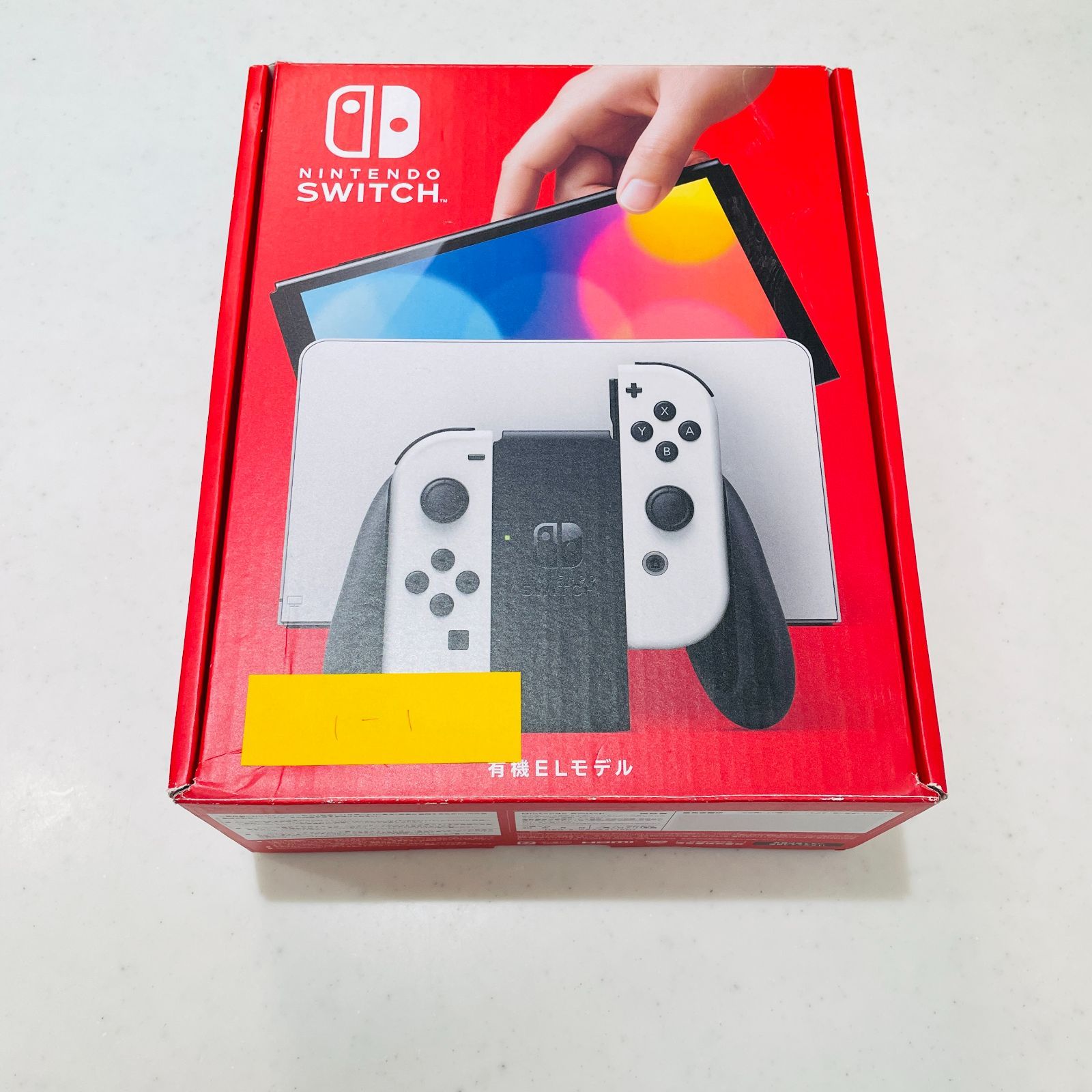 画面キズなし Nintendo Switch 有機ELモデル ホワイト 箱・付属品あり 背面スレあり 液晶発色良好 動作確認済 XTJ50502972398 20,589円