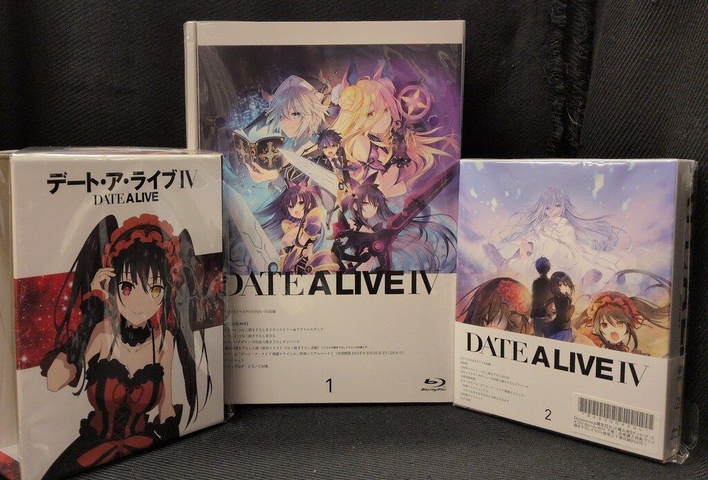 アニメBlu-ray Amazon特典収納BOX付)デート・ア・ライブIV Blu-ray BOX 上下巻セット