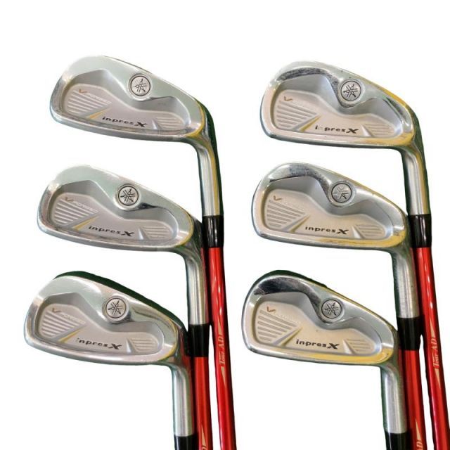 【中古】 ヤマハ inpres X V FORGED(2011) 6S アイアンセット IR Tour AD AD-75(DIシリーズカラー) (フレックスR) メンズ 男性用 右利き 右用 Cランク ゴルフクラブ