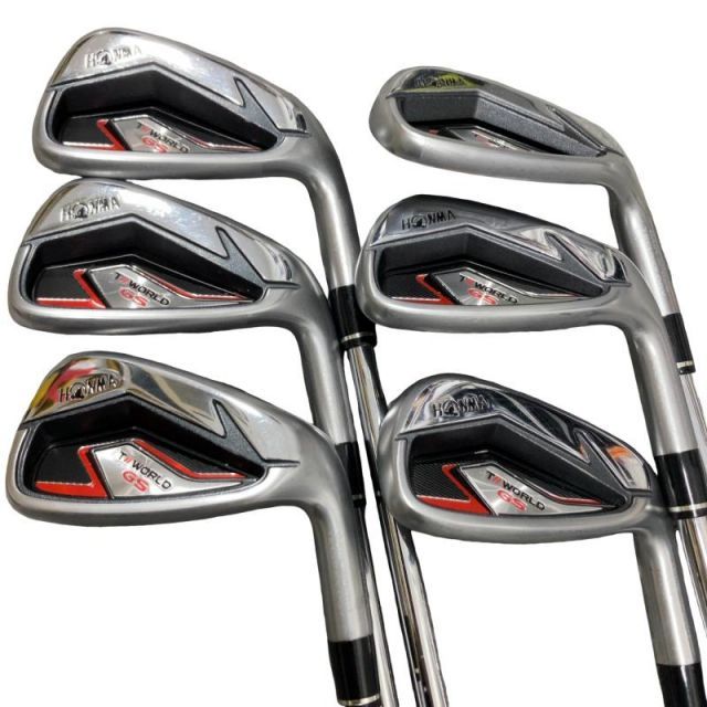 【中古】 本間ゴルフ TOUR WORLD GS 7S アイアンセット IR NS PRO ZELOS FOR T//WORLD (フレックスS) メンズ 男性用 右利き 右用 Cランク ゴルフクラブ