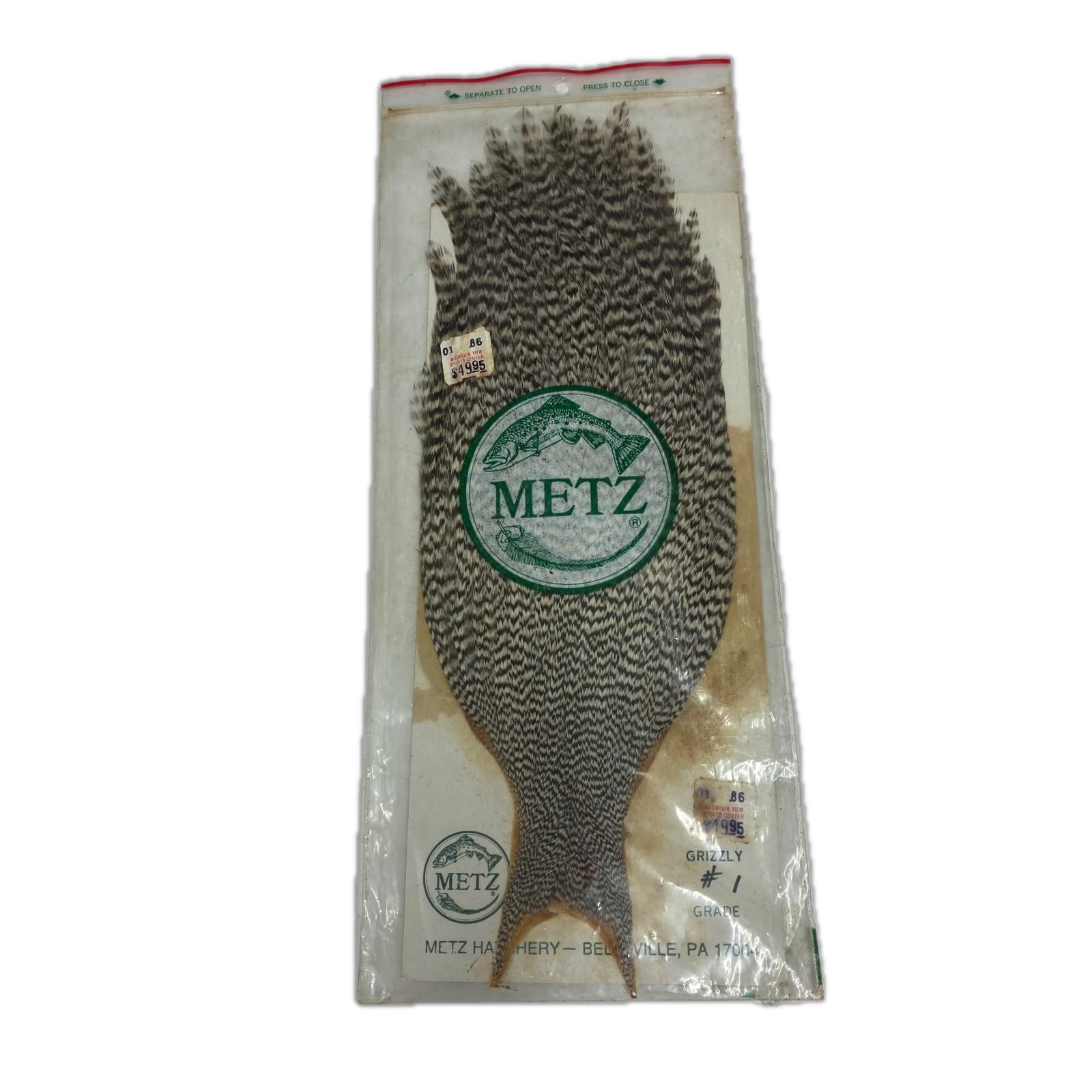 METZ 釣り用品 釣り小物 フライマテリアル コックネック グリズリー ｸﾞﾚｰﾄﾞ1 6,512円
