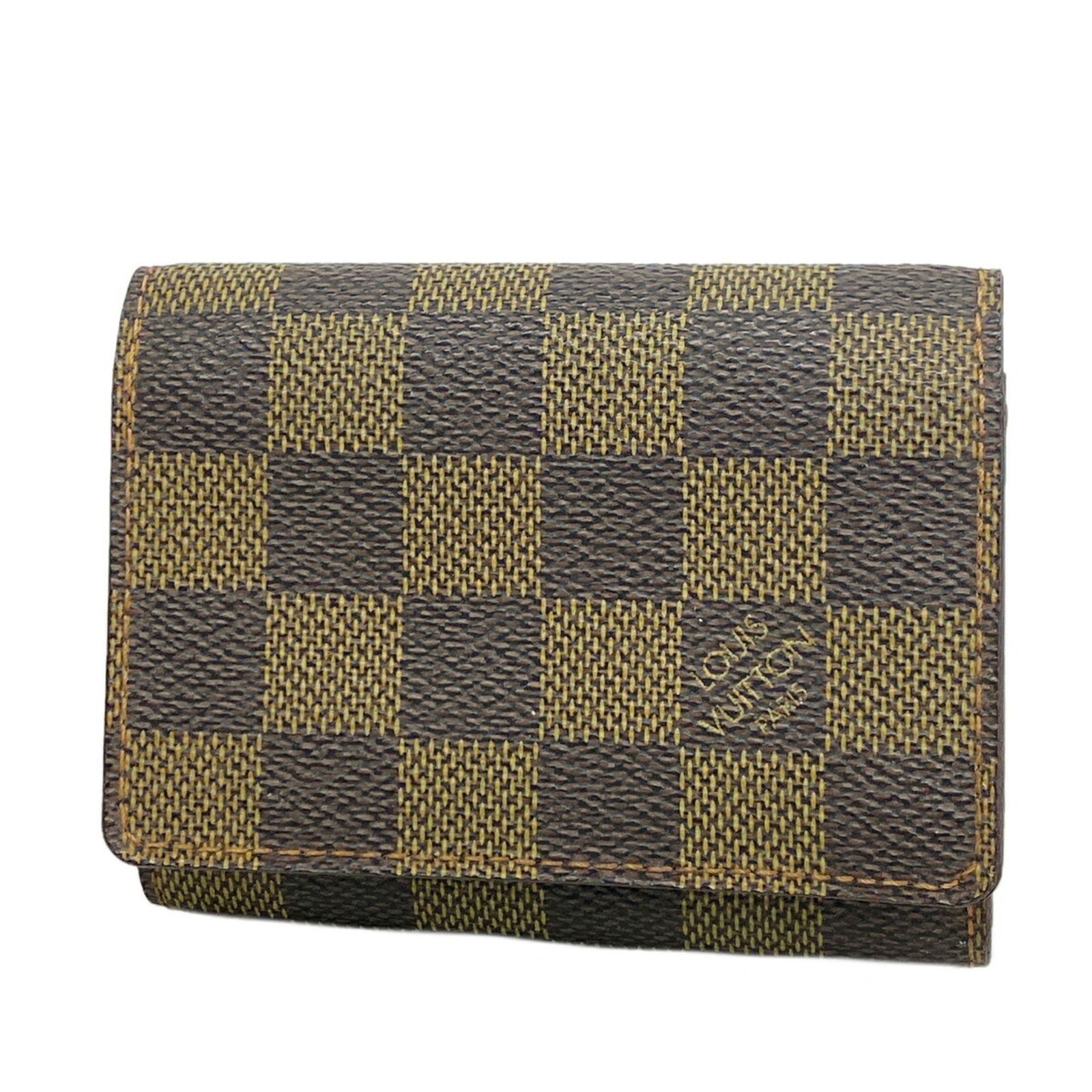 ルイ・ヴィトン(Louis Vuitton) ルイ・ヴィトン 名刺入れ・カードケース ダミエ アンヴェロップカルトドゥヴィジット N62920 エベヌメンズ レディース