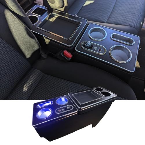 【Buy it】ノア 90系 ヴォクシー 90系に適合 コンソールボックス ロータイプ スライド式 隙間収納 車内収納 USB・Type-C充電 カップホルダー付きts
