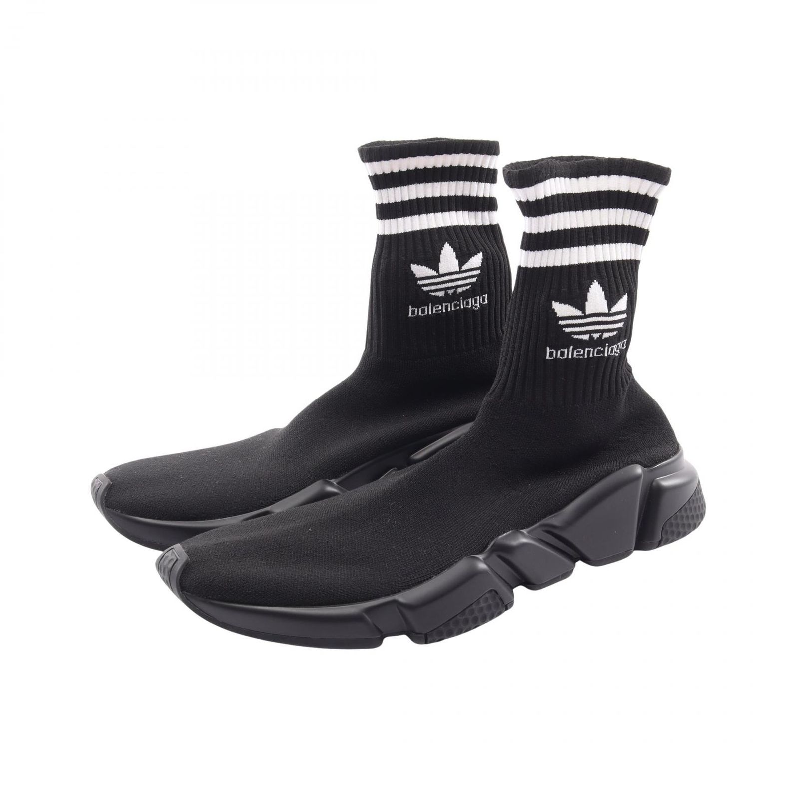 バレンシアガ BALENCIAGA スニーカー BALENCIAGA × adidas スピードトレーナー ソックス 717591 キャンバス × adidas スニーカー メンズ 未使用