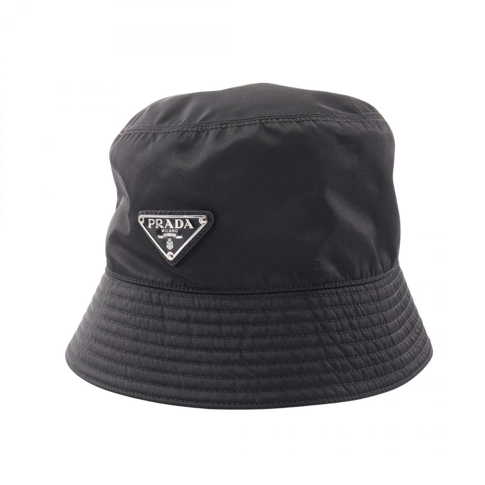 プラダ PRADA ハット Re-Nylon トライアングルロゴ バケット 1HC137 ナイロン バケットハット レディース Used B 27,820円