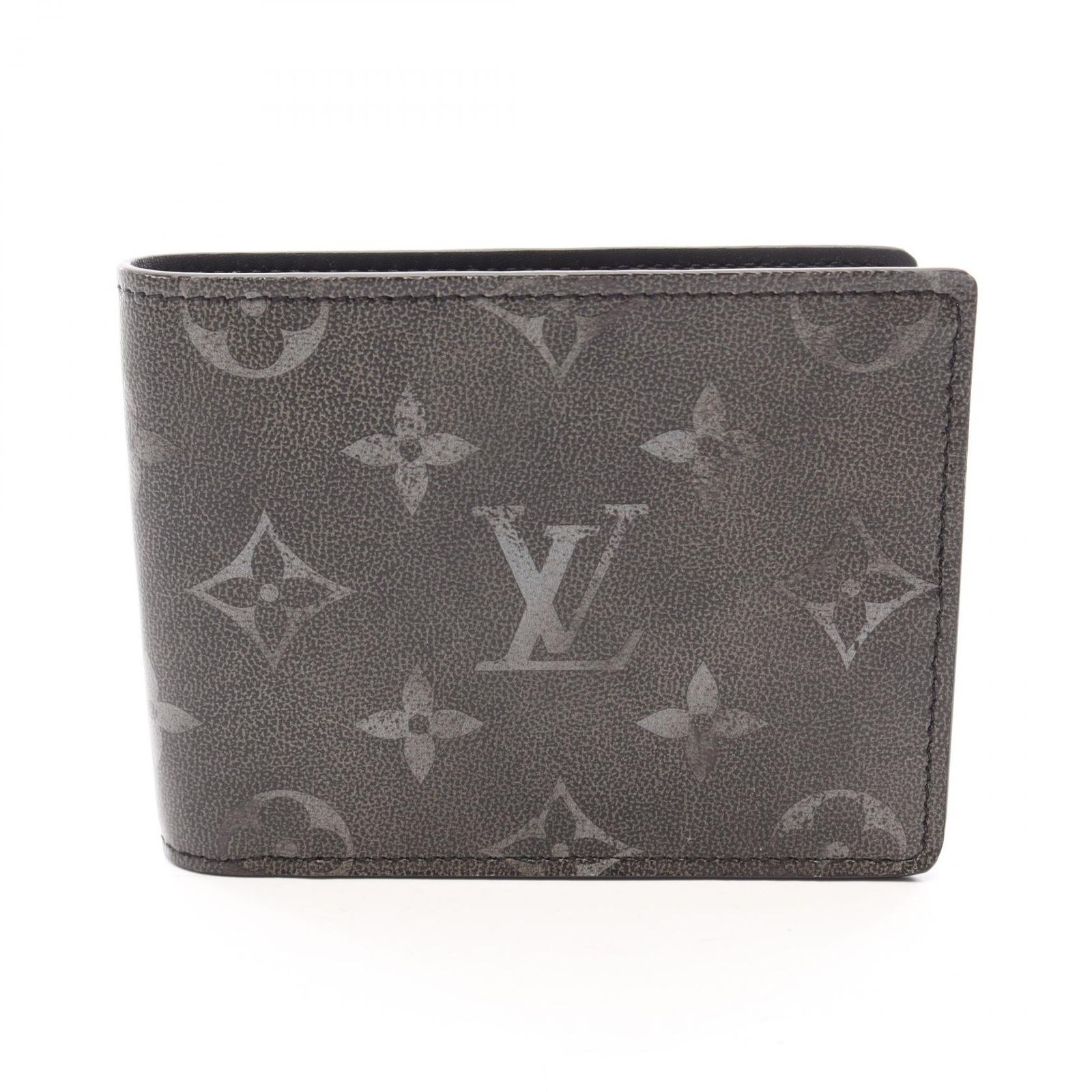 ルイ・ヴィトン LOUIS VUITTON 二つ折り財布 ポルトフォイユ スレンダー ブラッシュドモノグラム M11708 レザー ポルトフォイユ・スレンダー メンズ Used A