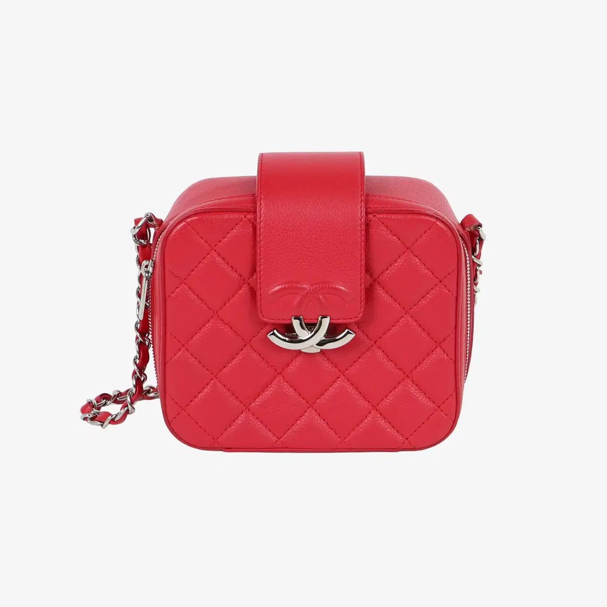 シャネル CHANEL A98644 CC ボックス ミニ キルティング カメラバッグ レッド 24番台 ICUQKJKN 286,683円