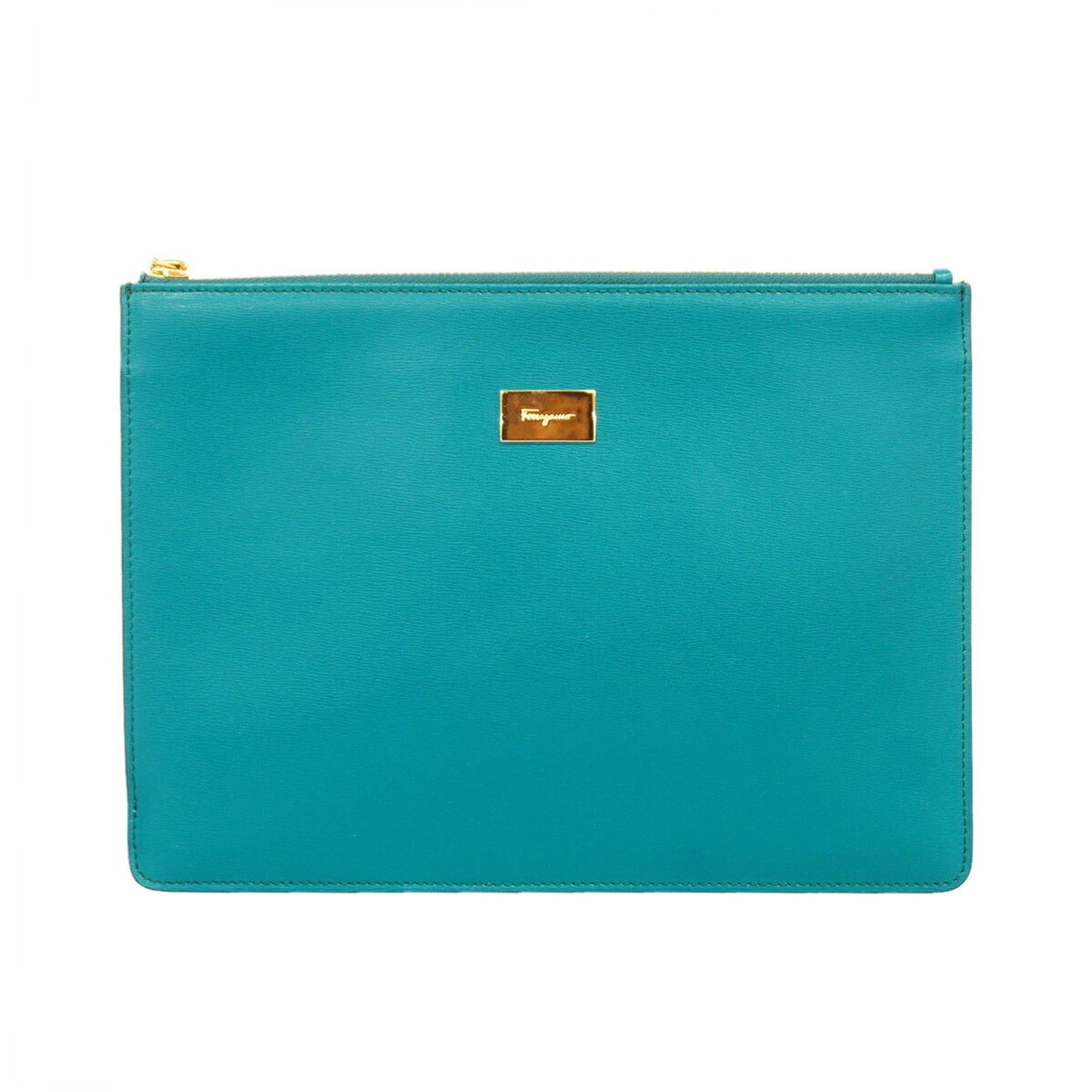 サルヴァトーレ・フェラガモ(Salvatore Ferragamo) サルヴァトーレフェラガモ クラッチバッグ レザー グリーン レディース OP018407