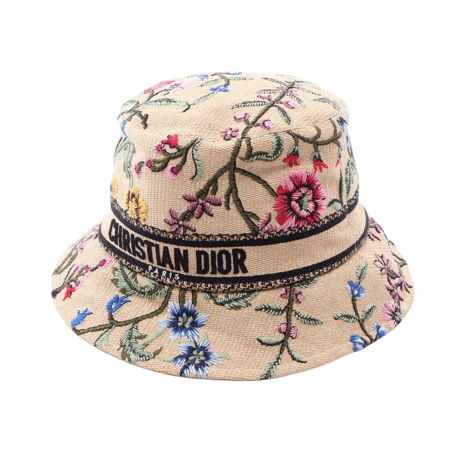 Dior ディオール D-Bobby フラワー刺繍 バケット ハット