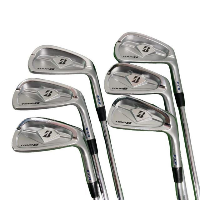 【中古】 ブリヂストン TOUR B X-CB(2018) 6S アイアンセット IR 純正特注シャフト (フレックスS) メンズ 男性用 右利き 右用 Cランク ゴルフクラブ