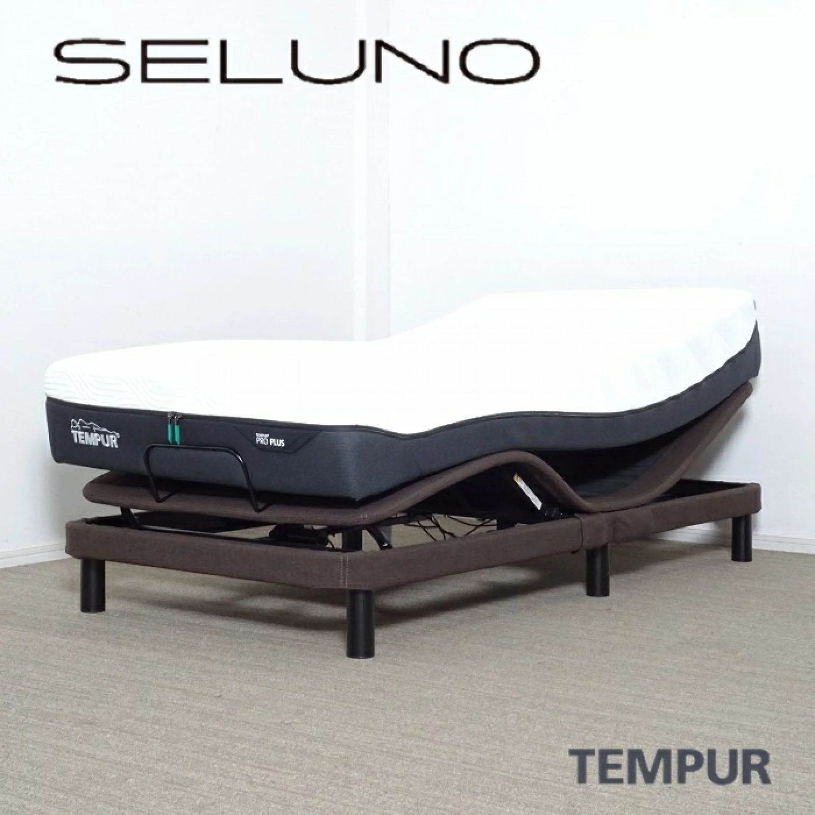 ◾︎SELUNO◾︎ 【展示美品】TEMPUR テンピュール Zero-G / ゼロジー スーペリア 電動リクライニングベッド シングル / マットレス付き 56万 x869