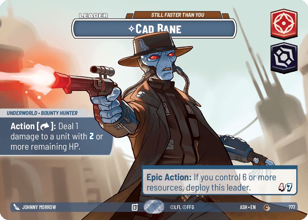 【ASH777/EN】Cad Bane - Still Faster than You (Showcase) 26,374円