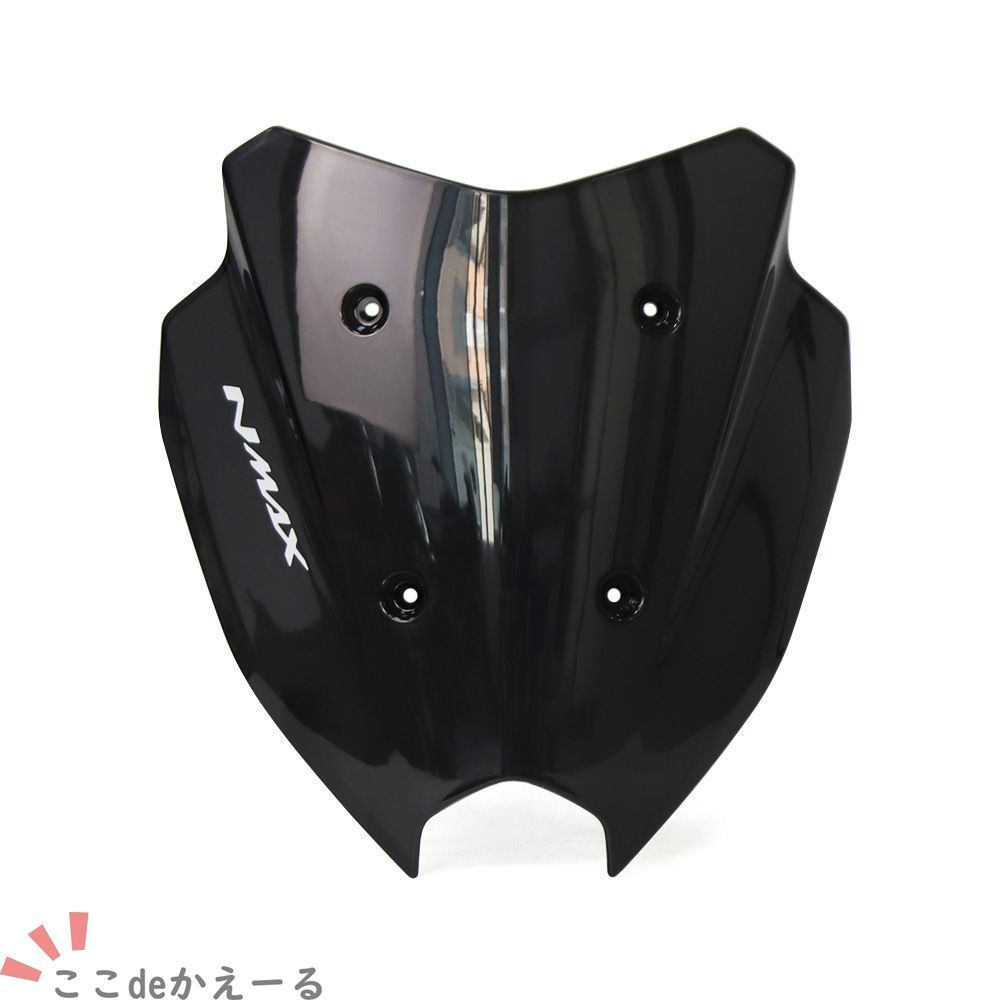 【送料無料】ヤマハ NMAX155 2025年モデル 対応 純正スタイル スポーツウインドスクリーン スモーク ロングタイプ 風防 防風 メーターカバー一体型 ツーリング 快適性向上 ドレスアップ カスタムパーツ アクリル製 装着簡単