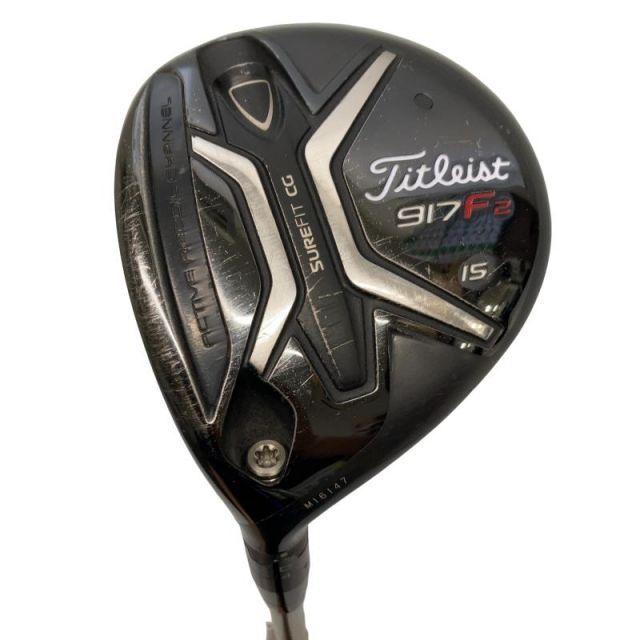 【中古】 タイトリスト 917 F2 15° レフティ フェアウェイウッド FW Tour AD TP-6 (フレックスS) メンズ 男性用 左利き レフティ 左用 Dランク ゴルフクラブ