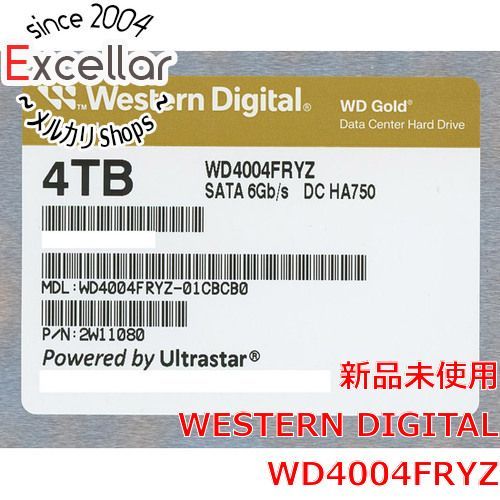 [bn:15] Western Digital製HDD　WD4004FRYZ　4TB SATA600 7200