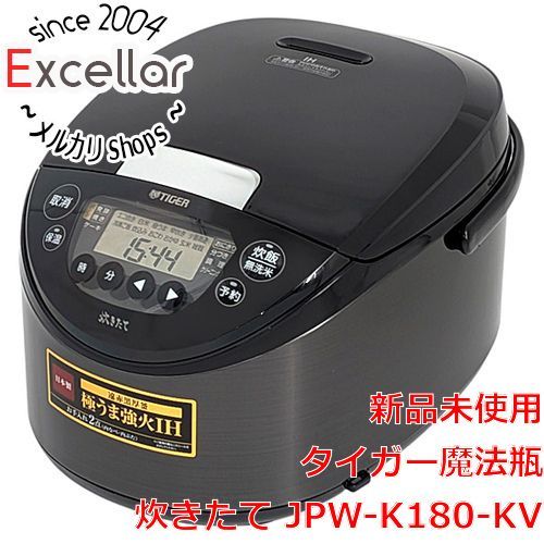 [bn:1] 【新品(開封のみ)】 TIGER　IHジャー炊飯器 炊きたて 10合炊き　JPW-K180-KV　モーブブラック 24,367円