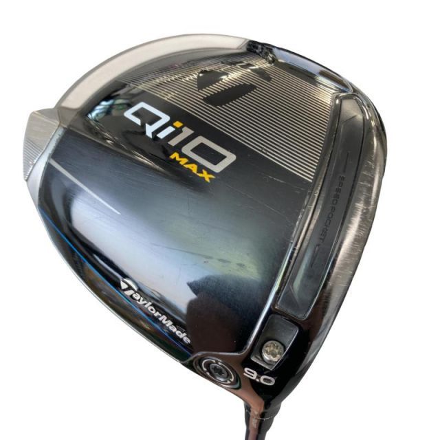 【中古】 テーラーメイド Qi10 MAX 9° ドライバー DR リシャフト (フレックスその他) メンズ 男性用 右利き 右用 Cランク ゴルフクラブ