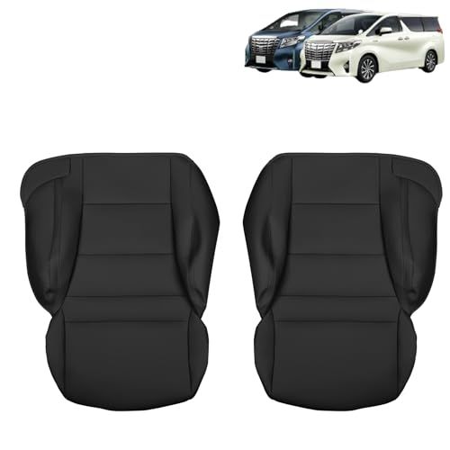 N◆適用 アルファード ヴェルファイア 30系 前期後期 専用 内装パーツ バックシートカバー 2列シートカバー カスタムパーツ 車内グッズ Aタイプ一体型+原車ブラック d65121aa
