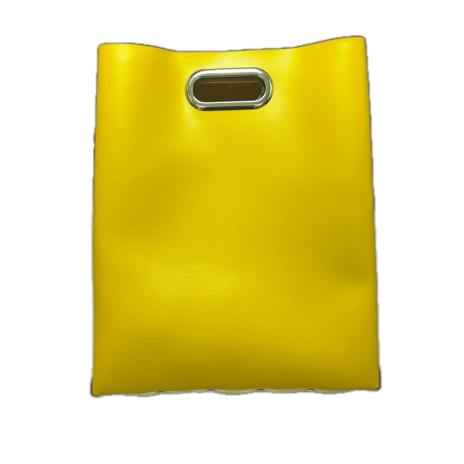 参考上代33000円 未使用 Hender Scheme assemble disc bag LP アッセンブルディスクバッグ エンダースキーマ ol-rb-adl イエロー F （22546M）