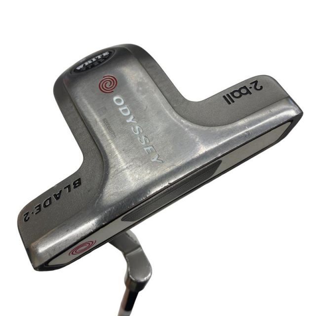 【中古】 オデッセイ WHITE STEEL 2・ball BLADE2 34インチ パター PT スチール (フレックスその他) メンズ 男性用 右利き 右用 Cランク ゴルフクラブ