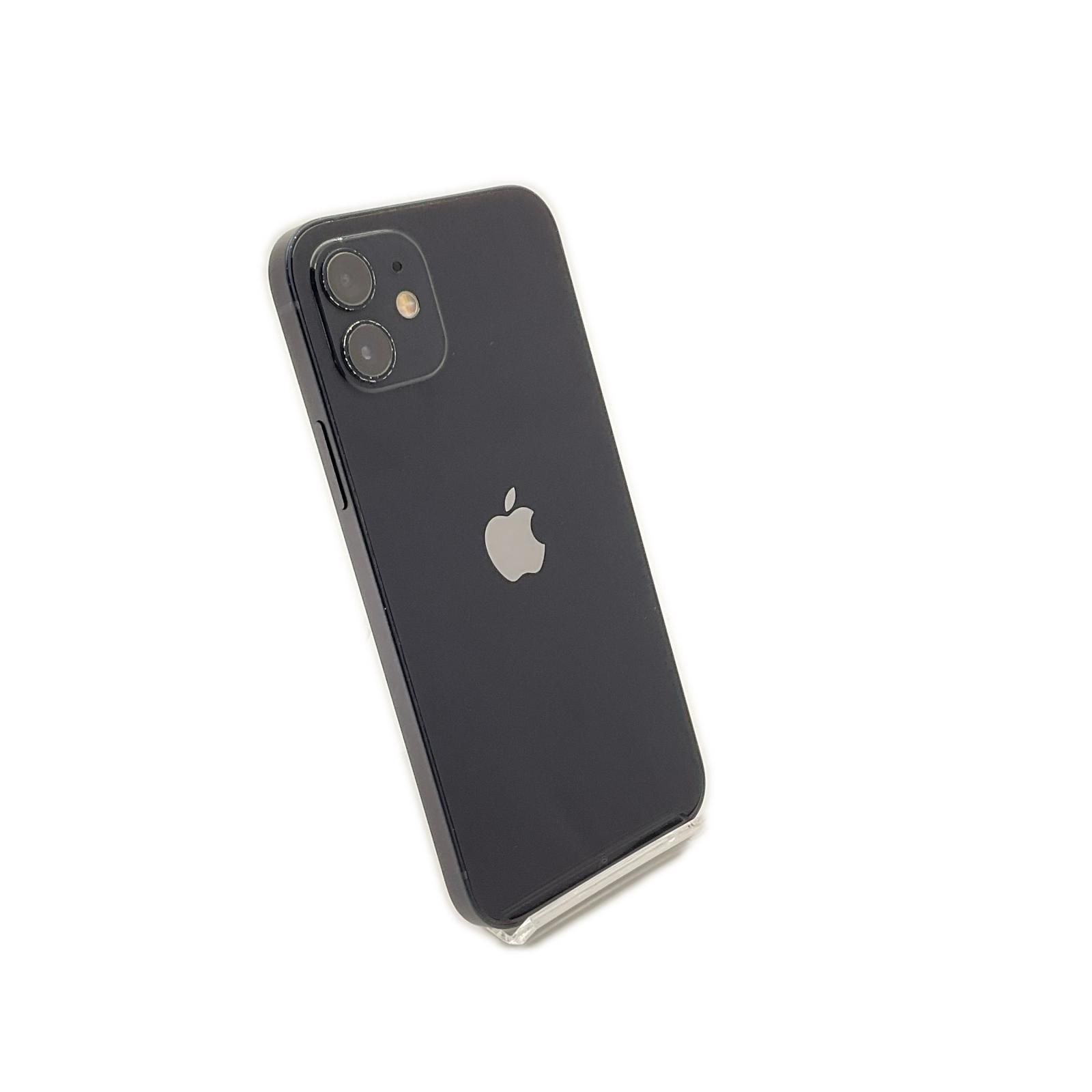 【全額返金保証】【最速発送】 iPhone 12 64GB ブラック docomo 白ロム 動作確認済 79%